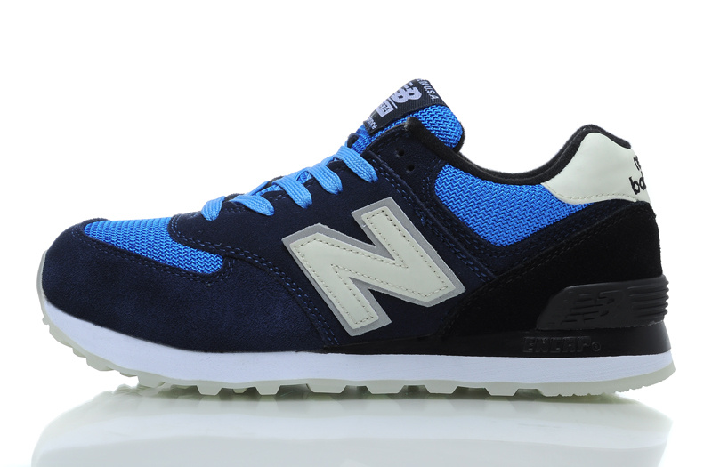 Chaussure New Balance Running 574 Homme Bleu Marine Pas Cher